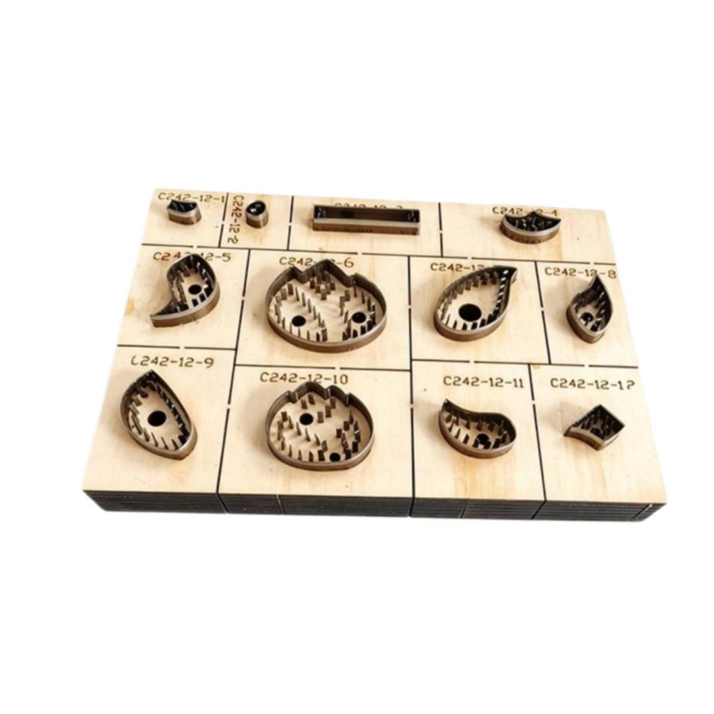 Craft Die Repeatable for Floral Embellishment Work