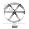 Round Thousand-layer Mousse Cake 6 Equal Slicer Stainless Steel Cake Cutting Mold Divider Baking Tool Cake Making Accessories