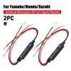 2Pcs 12V Motorcycle Indicator Light Resistors 10W LED Turn Signal Indicator Resistor Adapter Moto Electrionic Accessories