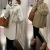 Herbst Winter Neue Mode Hohe Kragen Langarm Feste Pullover frauen Kleidung Temperament Stricken Koreanische Alle-spiel Tops