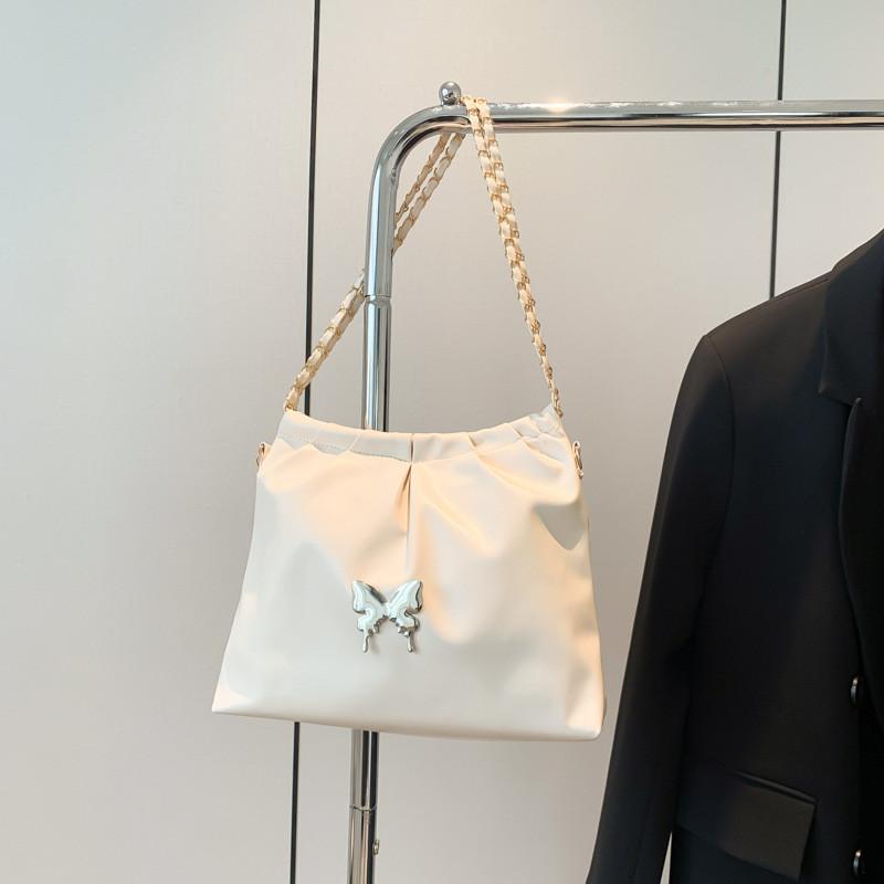 Trendy Street Style Pu Shoulder Bag For Women 2024 Summer With Bow Detail