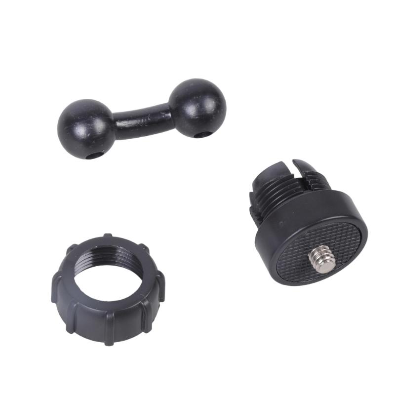Camera Mount Adapter 17mm Ball Head To 1/4 Screw Connector & Extension Rod Suitable for Tripods Phone Holders