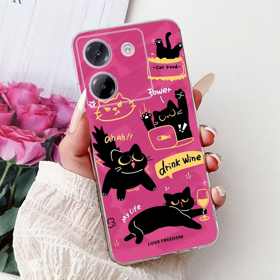 For Xiaomi Poco M7 Pro 5G Case New Dargon Art Painted Cover For Poco M7 PocoM7 Pro 5G Back Cover Soft TPU Fundas Coque