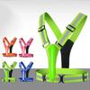 LED Running Vest USB Rechargeable Reflective Glowing Reflector Straps Adjustable Night Running Vest High Visibility Elastic Band