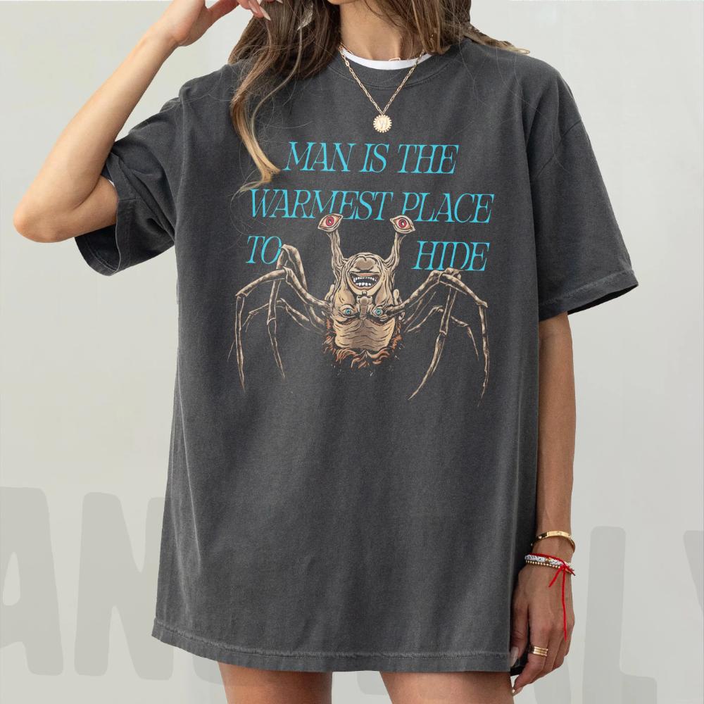 

80s SciFi Horror Movie Shirt Norris Spiderhead Monster Graphic Tee Shirt Graphic Clothing Short Sleeve Shirt Unisex S