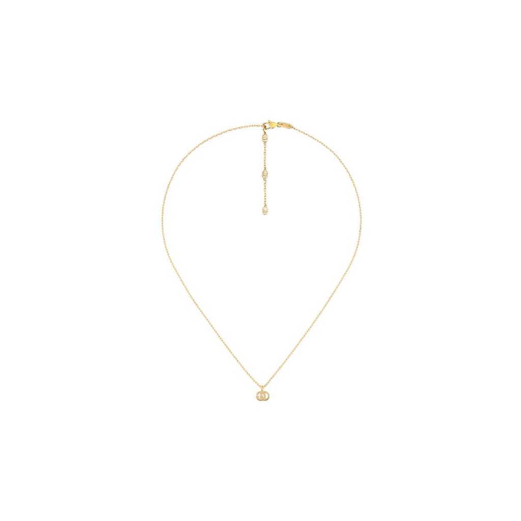 Gucci Chaîne de pull GG Running Plaqué Or Couleur Vive Collier 18K Collier Femme 687118-J8500-8000