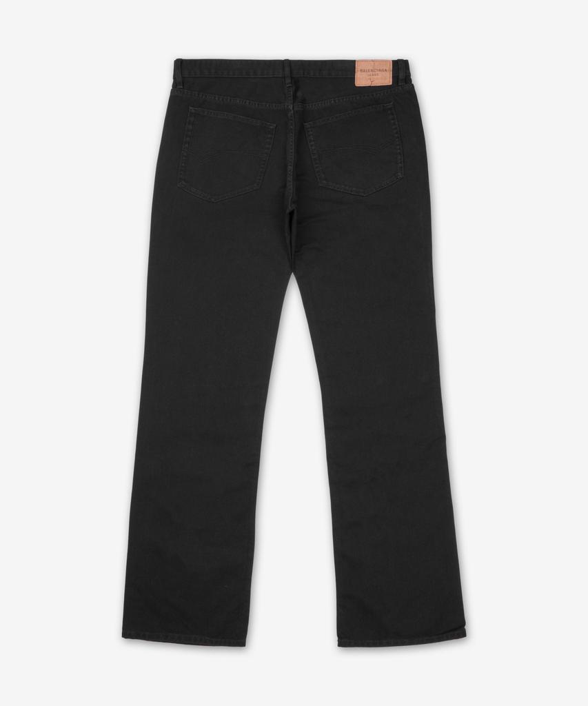 Ballensiaga Straight Fit Pants - Jet Black / 810788Tqw833207