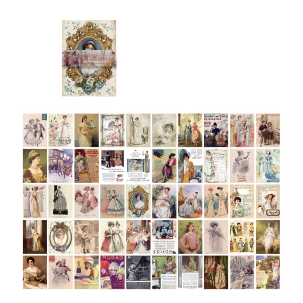 

100pcs DIY Scrapbooking Message Material Paper with Creative Flower Decorative 8 Styles Background Paper Gift Wrapping Paper