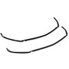 Car Front Lower Bumper Lip Splitter Canard Trim For Mercedes-benz A Class W177 A180 A200 A220 A250 AMG 2019 2020 2021+ Spoiler S