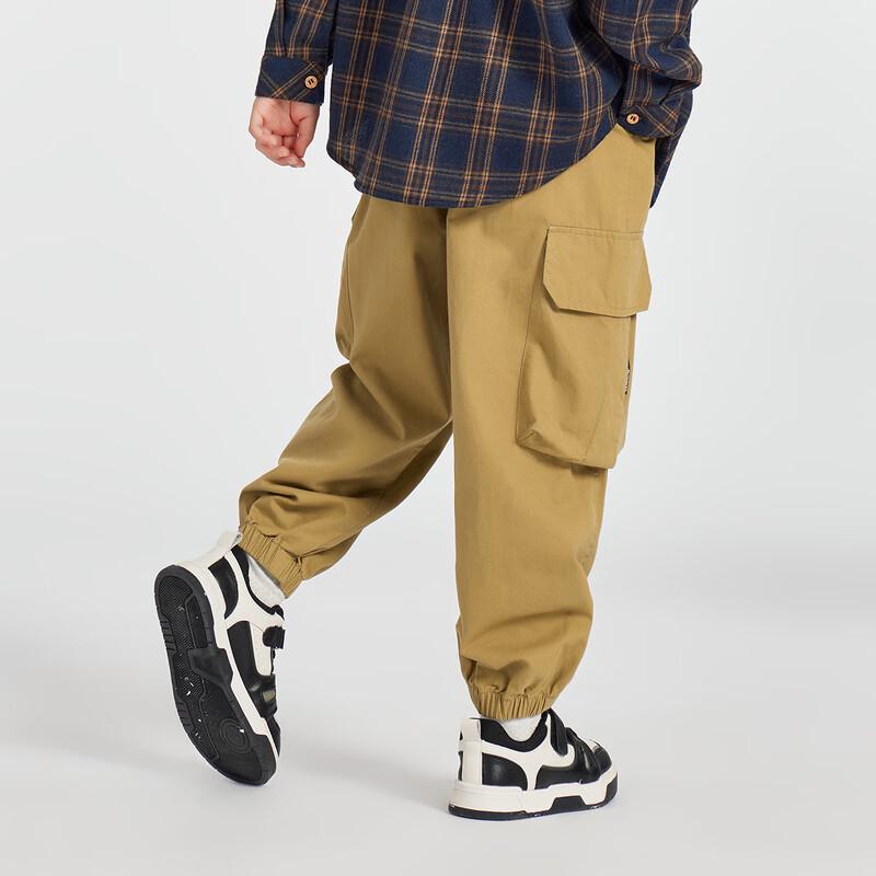 Boys  Pure Cotton Outdoor Cargo Jogger Pants 160