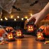 Glow Effect Scary Tree Stump Lamp Mini Tree Stump LED Ghost Decor Lights  Window Holiday