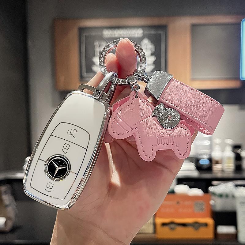 SFX1 For Mercedes-Benz A B C E S G-Class CLA CLS EQA EQB EQC GLA GLB GLC GLE GLS Car Zinc Alloy Key Case Key Bag Car Metal Key Shell
