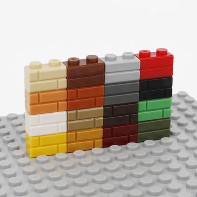 DIY Building Blocks Wall Figures Brick Modified 1x2 Dots Masonry Profile 200PCS Creative Children Size Compatible 98283 Toy