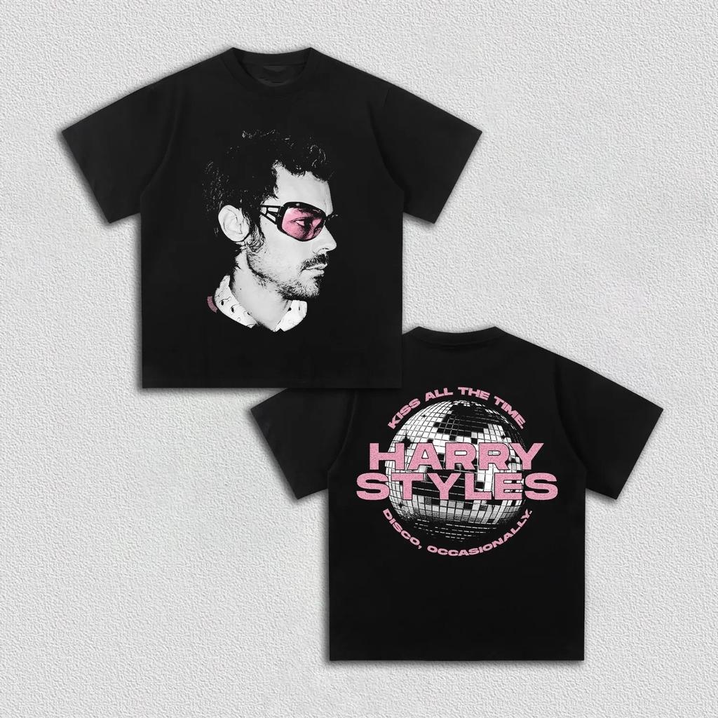 Harry Styles Together, Together Tour 2026 Merch Maglietta Cotone Unisex Uomo Donna Maglietta Y2k Oversize Popolare Maglietta Regalo per Fan