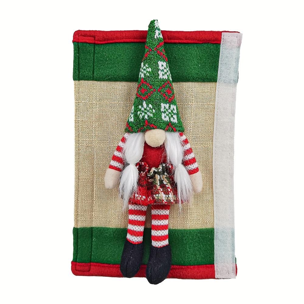 high qualityChristmas Refrigerator Door Handle Cover Christmas Handle Protector Christmas Decor Kitchen Appliances Microwave Decoration