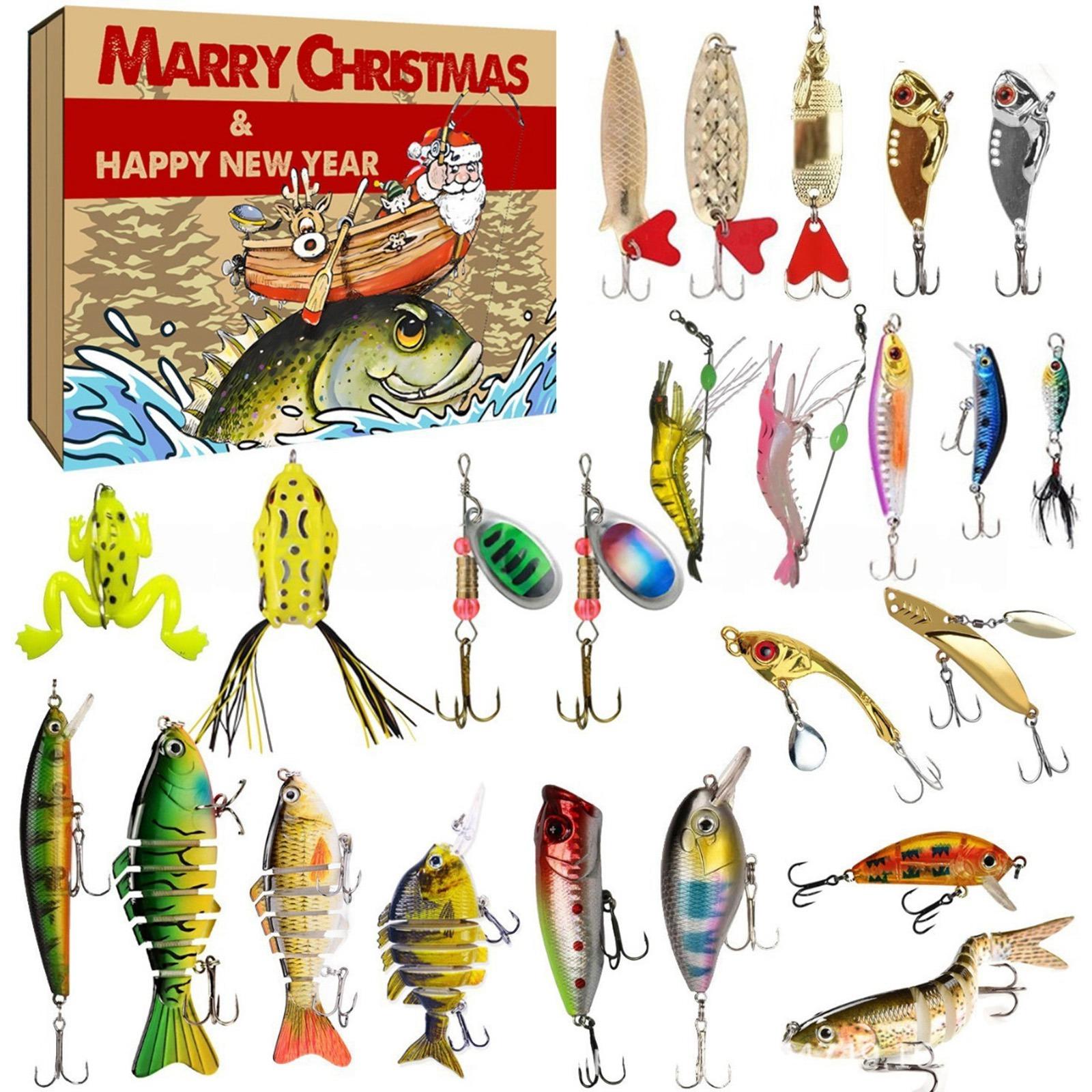 

2D Плоска Коробка Літак 24 шт. Серія Адвент-календар Різдвяний Відлік One Size