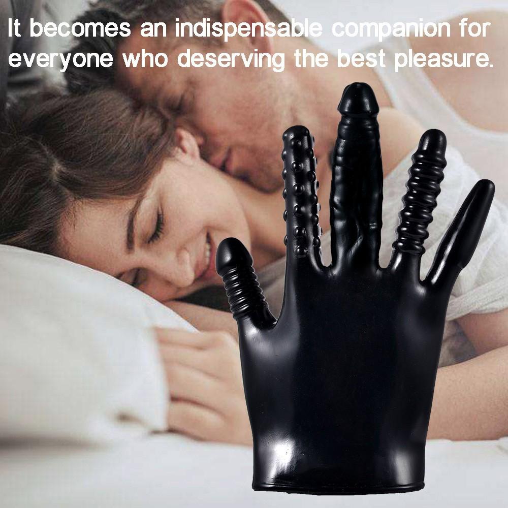 Vibrator Flirting  Massage Glove Clitoris Stimulator  Toys for Adult