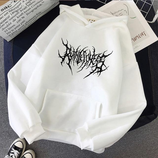 Hip Hop Men's Hoodies Winter Gothic Long Sleeve Hooded Sweatshirt Harajuku Streetwear Oversized Women Hoodies Y2K Clothes