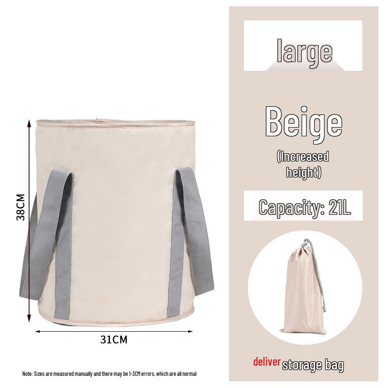 Winter Portable Multifunctional Foot Bath Bucket - Insulated & Foldable for Home or Dorm Use