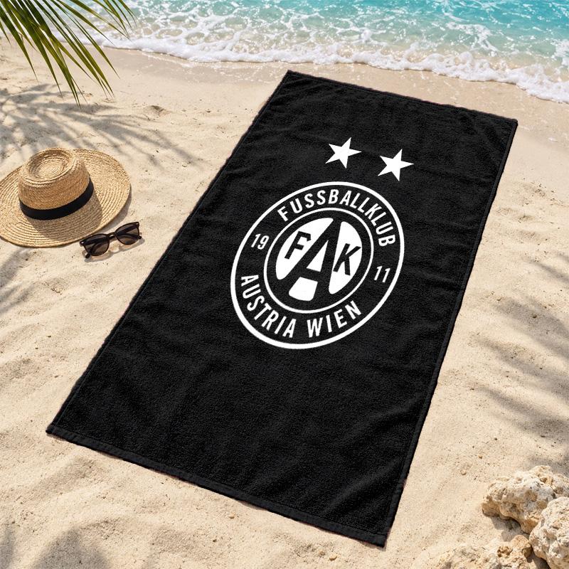 FK Austria Vienna Microfiber Beach Towel Quick Dry Sand Free Lightweight Beach Towels for Travel Swimming Camping