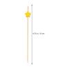 100Pcs Bamboo Picks Disposable Fruit Sticks Cocktail Food Forks Simple Stylish Party Supplies Picks Disposable Food Sticks