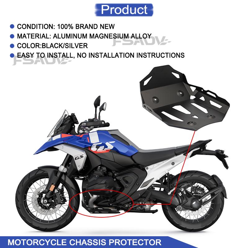 Engine Protection Cover Chassis Under Guard Skid Plate Fit For BMW R1300GS R1300 GS R 1300 GS R 1300GS 2023-2025 Motorcycle