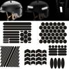 Reflektierende Aufkleber für Helme Invisible Helme Aufkleber Selbstklebendes Reflektierband für Helme Fahrrad Motorrad Roller