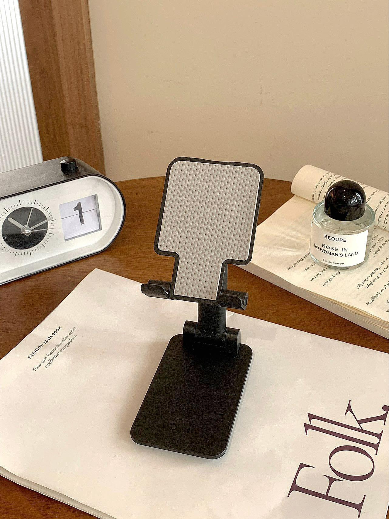 

Popular Foldable Phone & Tablet Stand with Logo for Photography and Live Streaming чёрный