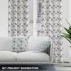 Royal Velvet Fabric Polyester For Sewing - Motif Palm Trees Sailboats