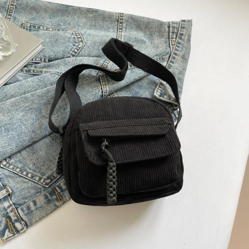 

Small fresh and cute small cloth bag women s summer new trendy children s shoulder girl student messenger bag