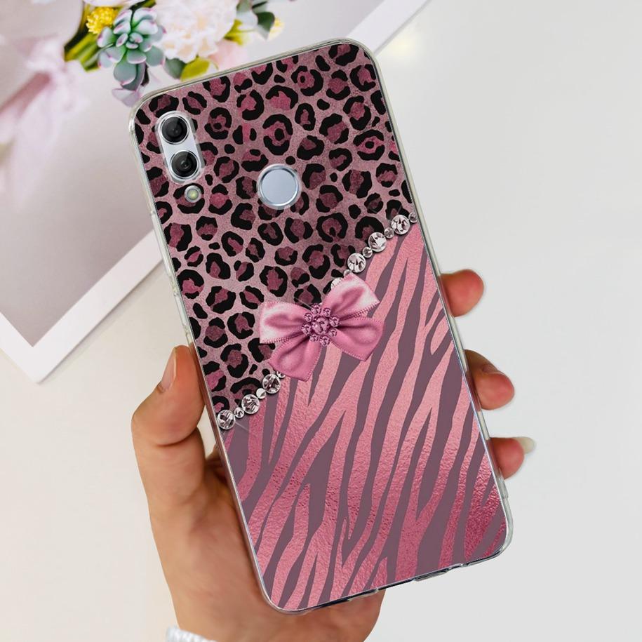 For Honor 10 Lite Case Honor 10i Shockproof Cover HRY-LX1T HRY-LX2 Stylish Flower Soft Silicone Clear TPU Funda For Honor10 Capa