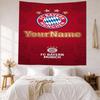 Bayern Munich Custom Your Name Wall Decor Tapestry Art For Pet Memorial Birthdaywedding Party Backdrop Family Gift