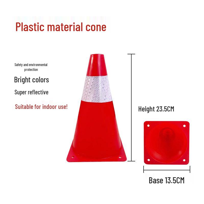 Reflective Traffic Cone Barrier - 70cm/90cm Construction Road Cylinder