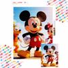 Mickey Mouse Friends Diamond Paint Art Kit Mosaic Painting Diamond Art Home Room Decor Gift