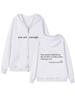 Women's Oversized Hooded Sweatshirt - Cute Autumn Jacket with Drawstring & Zipper for Teen Girls