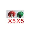 MOC City Building Blocks Procurement Products Body Character Accessories Colorful Hair Mini Bricks Compatible Toys Gift K075 DIY