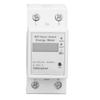 Wifi Energy Meter Circuit Breaker Mobile APP Voice Control Single Phase DIN Rail Type Smart Power Me