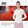 BENLAI Women's Fleece Lined Hooded Slim-fit T-Shirt