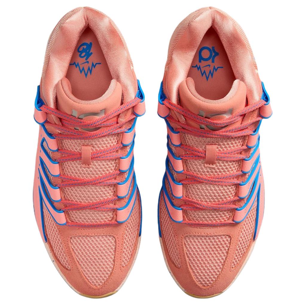 Nike KD 18 Atomic Pink Men Sneakers Light-Wild-Mango Apricot-Agate Photo-Blue HV1992-601