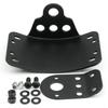 Matte Black Retro Motorcycle License Plate Frame Motorcycle License Plate Bracket Side Mounted Taillight Bracket