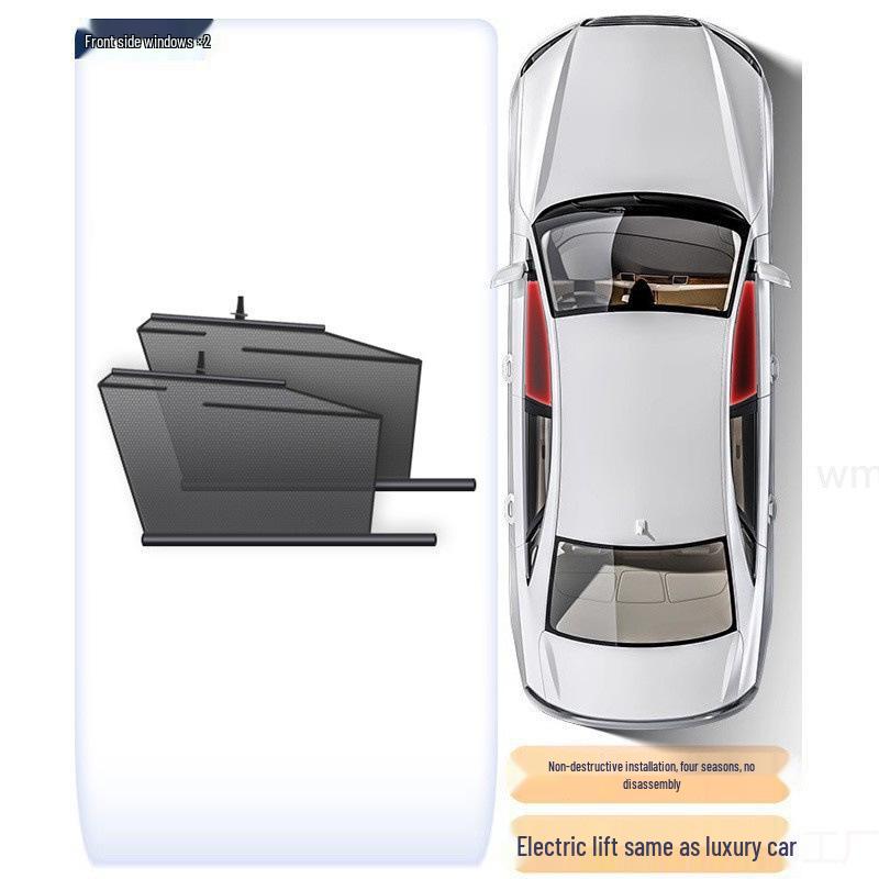Car Window Sun Shade Curtain: Heat Insulation & Light Blocking