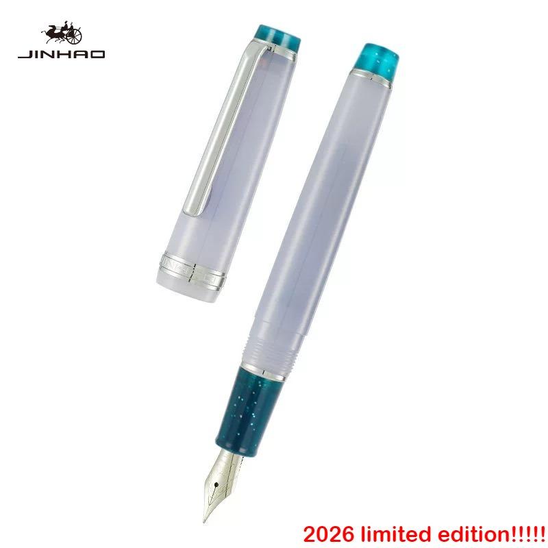 2026 Limited Colors JINHAO 82 Fountain Pen Rose Gold Clip EF/F/M Macaron Color Calligraphy Pen Stationery School Office Supplies