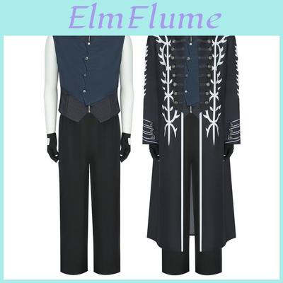 Cosplay oblečenie Vergil z Devil May Cry 5 z polyesterového materiálu pre Cosplay podujatia