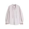 Casual Comfortable Minimalist Polo Collar Long Sleeve Shirt Women Shirts L7ACL008