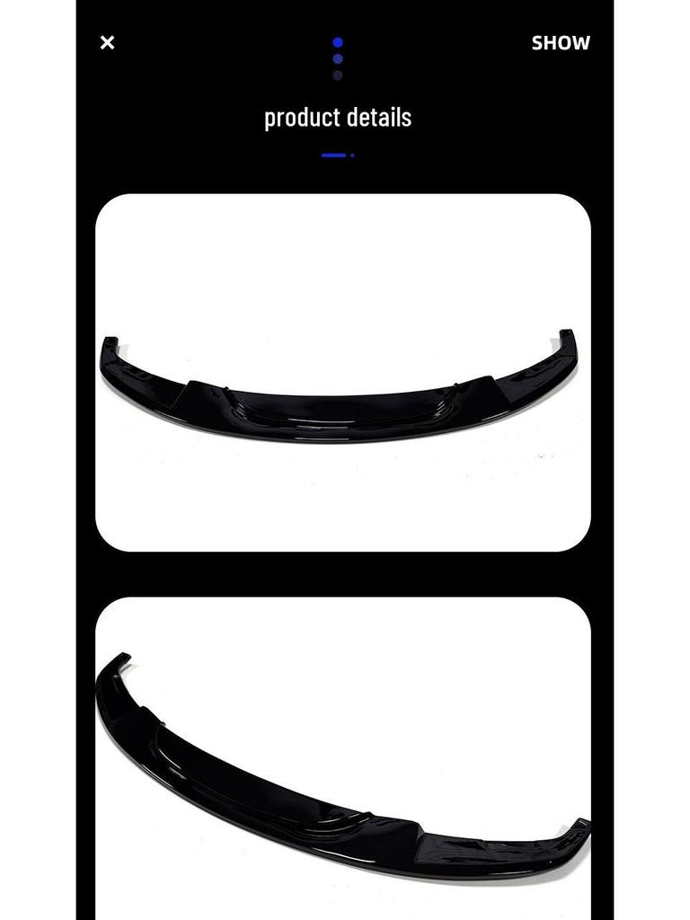 BMW 3 Series F30/F35 Sport Front Bumper Lip Kit (2012-2019) - AUTO Style