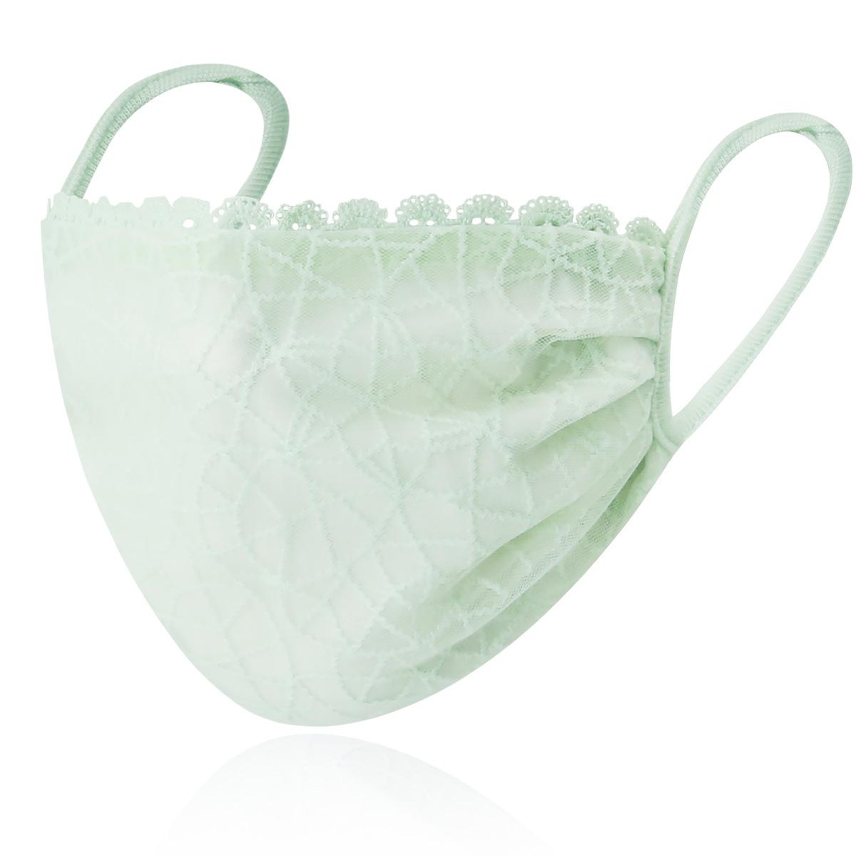 

Женская кружевная дышащая ветрозащитная пылезащитная моющаяся элегантная маска от солнца One Size