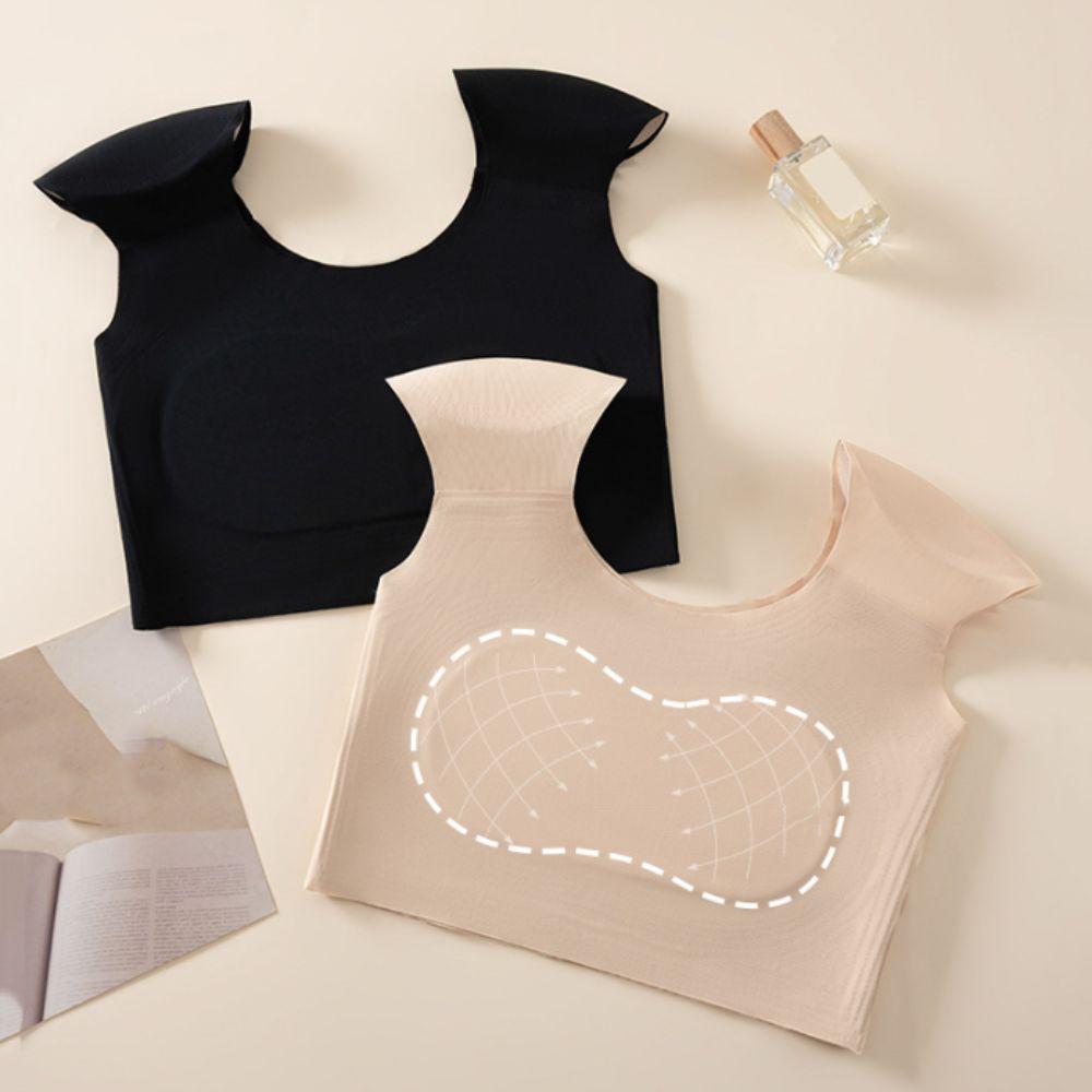 Seamless Shoulder Pad Vest Chest Binder Wireless Bra Comfortable Underwear for Women Body Shaping