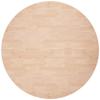 342910 vidaXL Dessus de table rond Ø60x4 cm Bois de chêne massif non traité