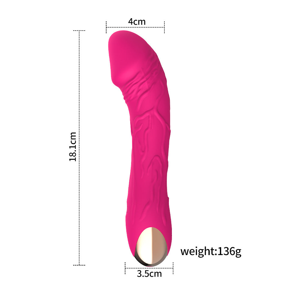 Pink Intense Pleasure G Spot  20 Speed Rechargeable Silicone Wand With Magnetic Charging G Spot S