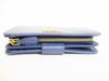 Authentic PRADA Saffiano Blue Leather Bifold Wallet Compact Wallet #8777  Open Box